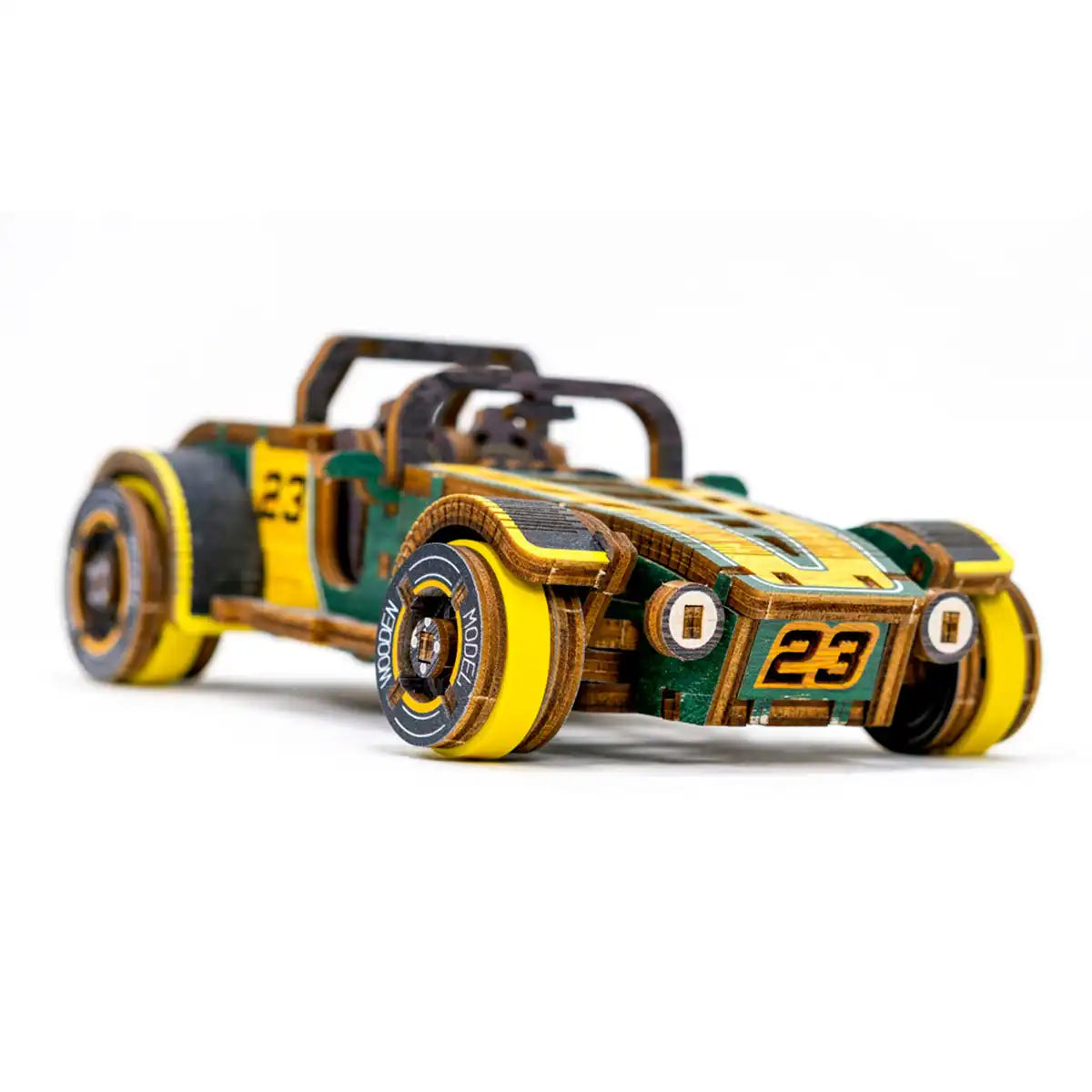 Wooden City LE004 3D Wooden Car Puzzle – Roadster Limited Edition