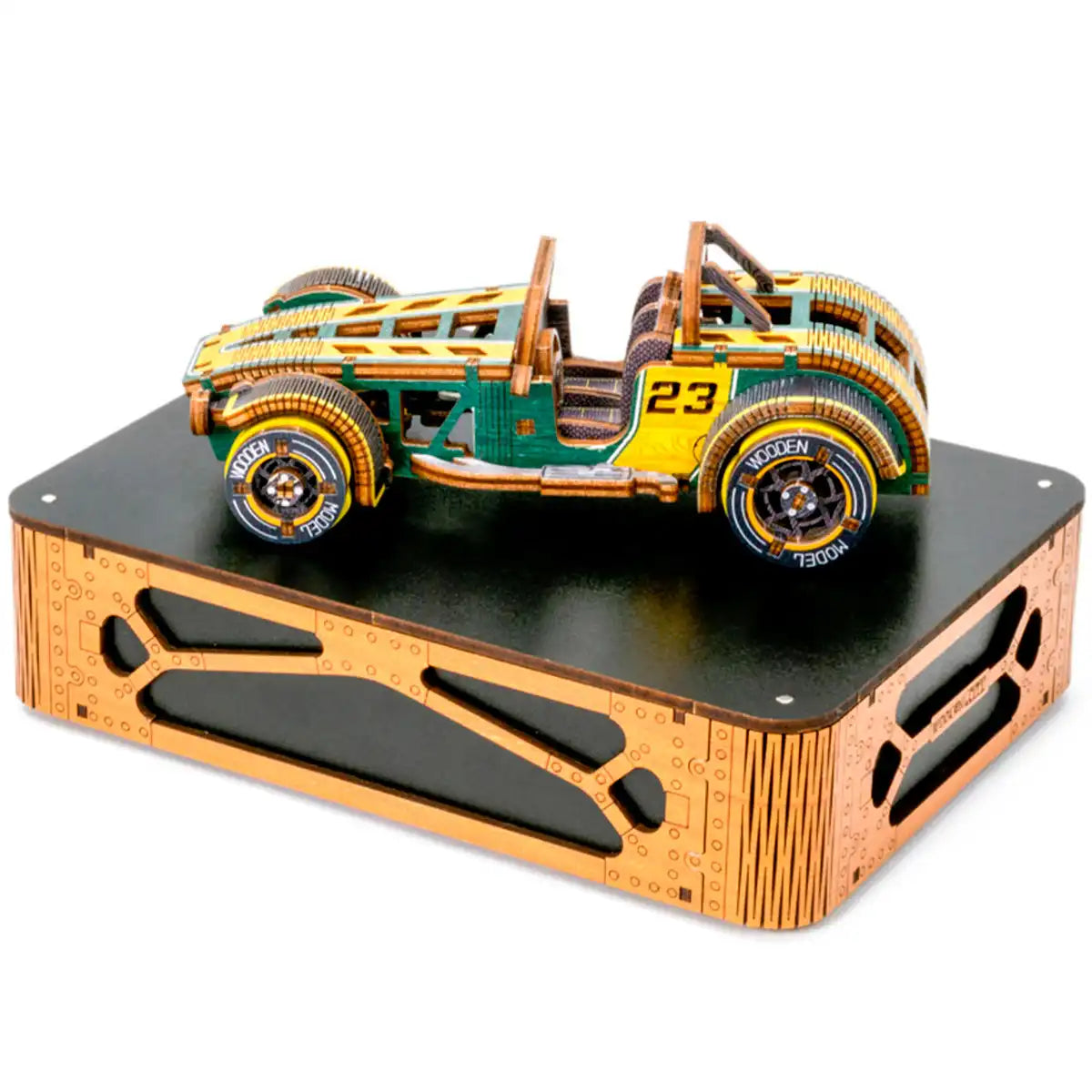 Wooden City LE004 3D Wooden Car Puzzle – Roadster Limited Edition