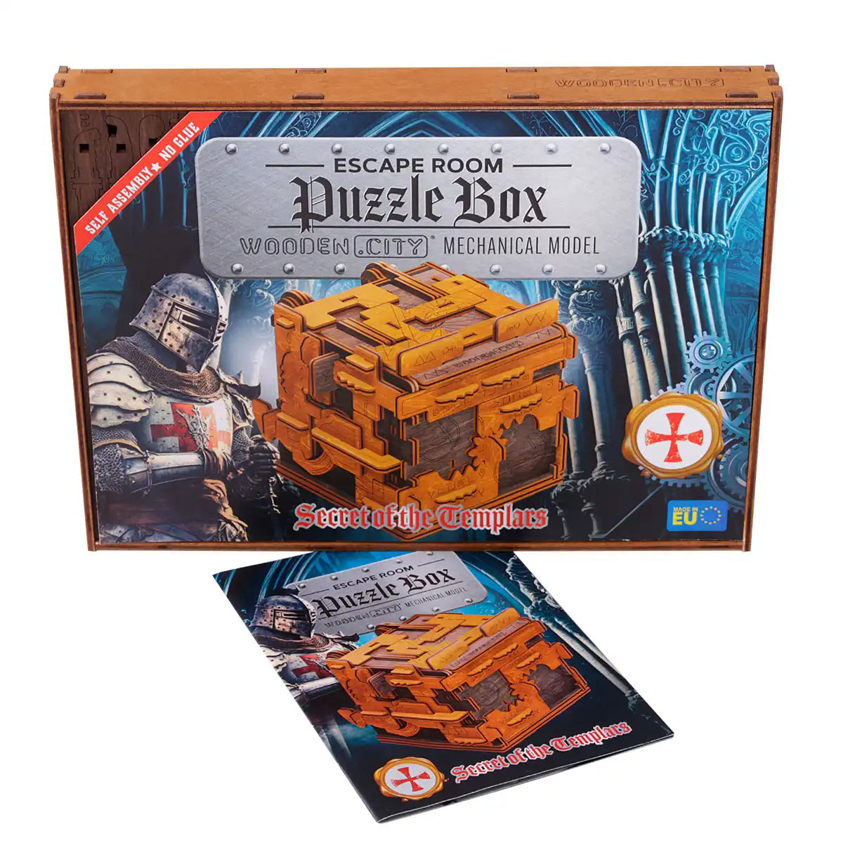 Wooden City WR354 3D Wooden Box Puzzle – Escape Room Puzzle Box