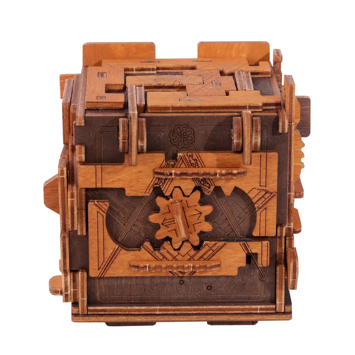 Wooden City WR354 3D Wooden Box Puzzle – Escape Room Puzzle Box