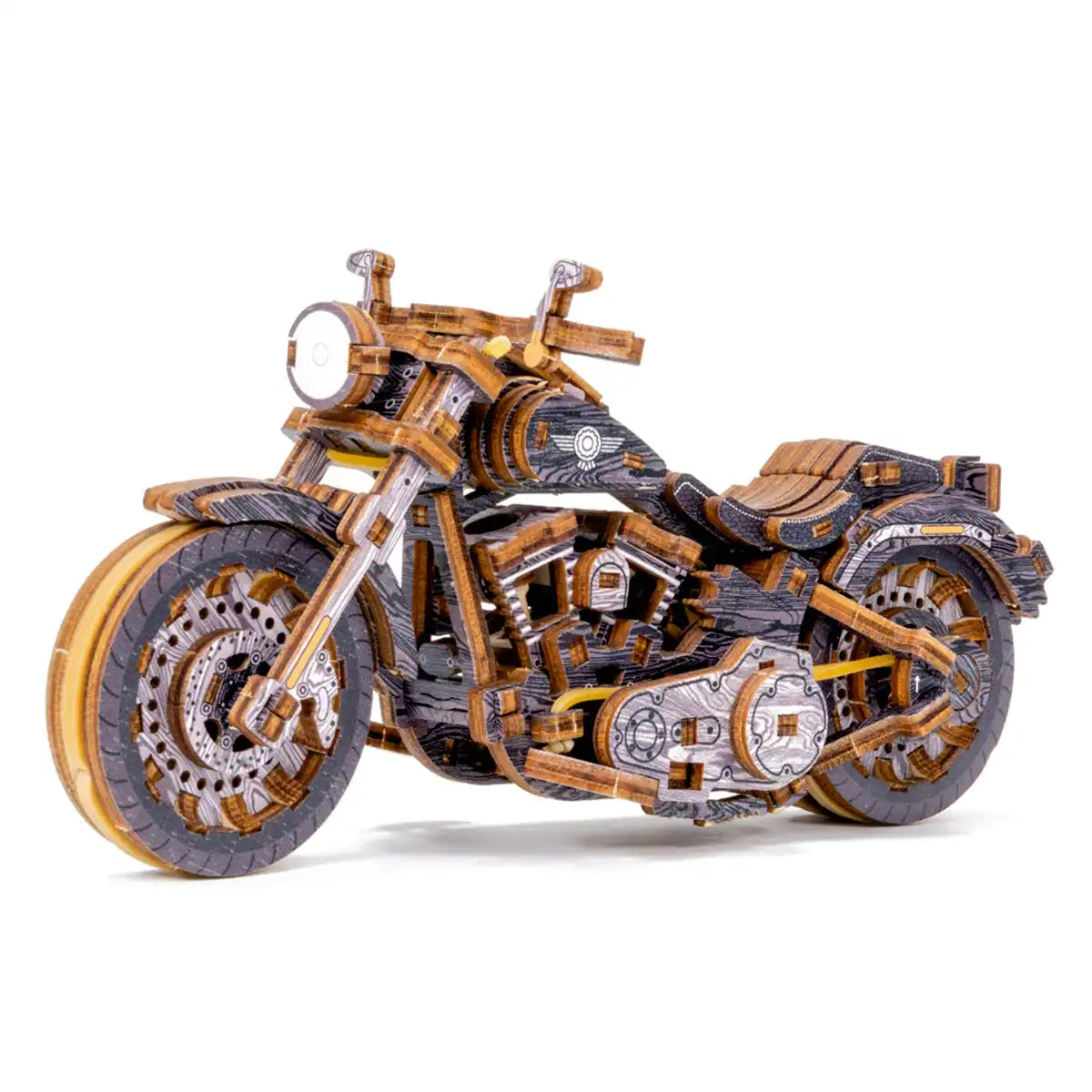 Wooden City Cruiser V-Twin Limited Edition 3D Wooden Motorbike Puzzle –  LE002