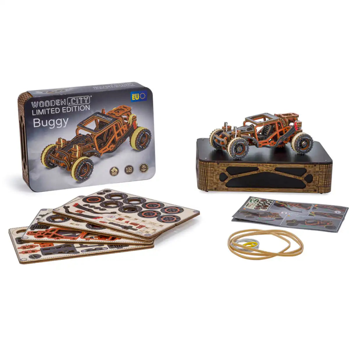 Wooden City LE008 3D Wooden Car Puzzle – Buggy Limited Edition