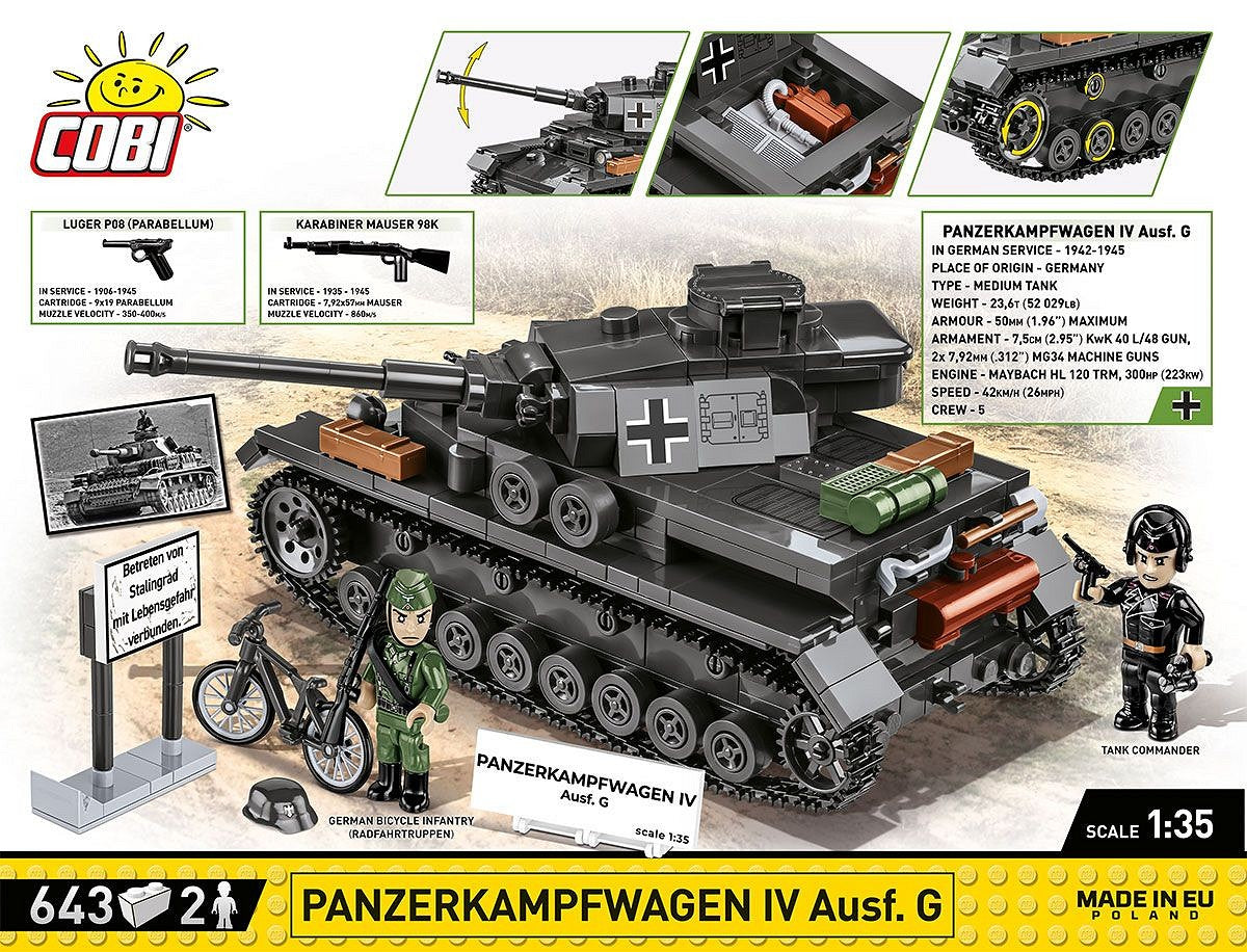 COBI-3127 Panzerkampfwagen IV Ausf.G